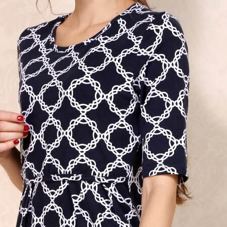 White breastfeeding dress online